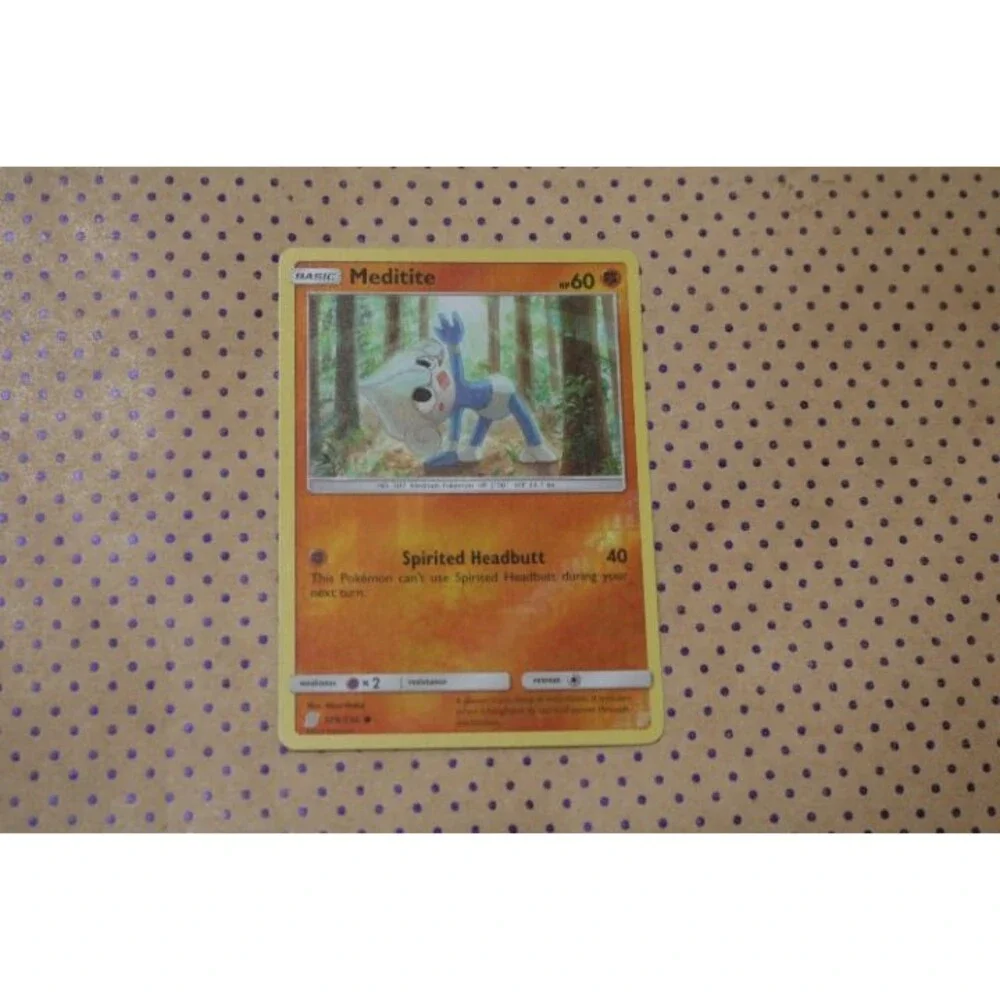 Meditite Rev Holo 109/236 Pokemon Card (2019)
